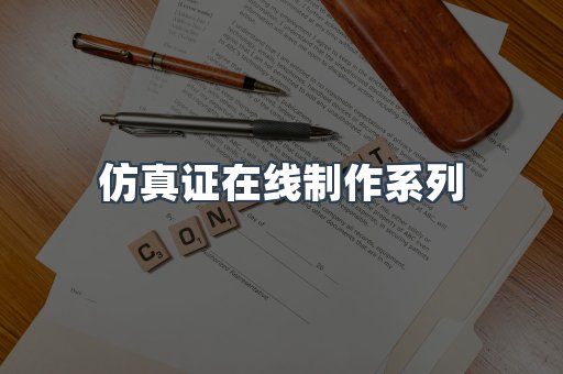 仿真证在线制作
